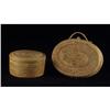 Image 1 : BASKETRY ALEUT ALASKAN BOX W/LID AND PURSE