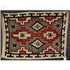 Image 1 : NAVAJO WEAVING CROSS DIAMOND 20TH C.
