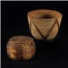 Image 1 : BASKETRY KLICKATAT AND IMBRICATED BASKET W/ LID