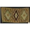 Image 1 : NAVAJO SADDLE BLANKET/SAMPLER LATE 20TH C.