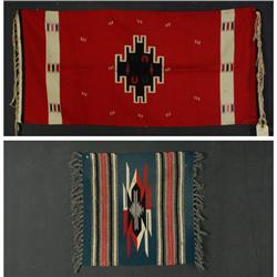 2 CHIMAYO WEAVINGS 1950S