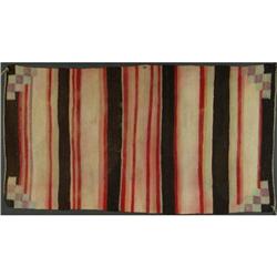 NAVAJO WEAVING HANDSPUN WOOL EARLY 20TH C.