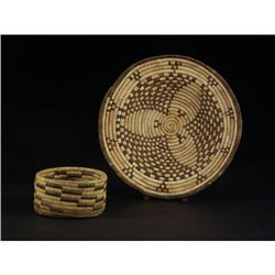 PIMA PAPAGO BASKET BOWL AND TRAY