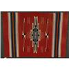 Image 1 : CHIMAYO RED WOOL WEAVING 1950S