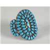 Image 1 : NAVAJO/ZUNI TURQUOISE CLUSTER BRACELET