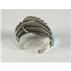 Image 2 : NAVAJO/ZUNI TURQUOISE CLUSTER BRACELET