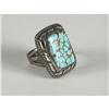 Image 1 : SILVER TURQUOISE RING SOUTHWESTERN