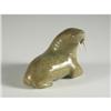 Image 1 : INUIT SERPENTINE WALRUS CARVING SIGNED 1973