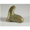 Image 2 : INUIT SERPENTINE WALRUS CARVING SIGNED 1973