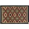Image 1 : NAVAJO WOOL WEAVING DIAMOND PATTERN EARLY 20TH C.