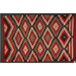 NAVAJO EYEDAZZLER WOOL WEAVING EARLY 20TH C.