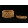 Image 1 : TWO INTERIOR SALISH BASKETS TRAY AND BOWL