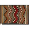 Image 1 : ANTIQUE HANDSPUN WOOL NAVAJO WEAVING RED ORANGE