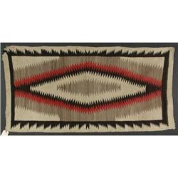 VINTAGE NAVAJO EYEDAZZLER HANDSPUN WOOL WEAVING