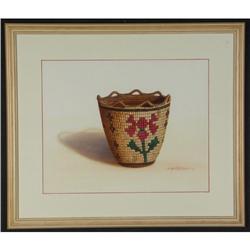 WATERCOLOR ROBERT MACGINNIS KLIKITAT BASKET