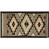 Image 1 : VINTAGE NAVAJO HANDSPUN WOOL WEAVING CLASSIC