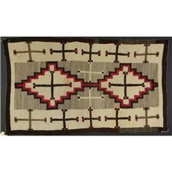 NAVAJO WOOL WEAVING CROSS SPIDER WOMAN PATTERN