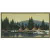 Image 2 : GOUACHE PAUL SURBER INDIAN ENCAMPMENT