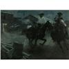 Image 1 : HARVEY DUNN COWBOYS OIL PAINTING NO RESERVE!