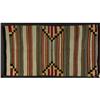 Image 1 : NAVAJO WOOL WEAVING YELLOW RED BLACK STRIPES