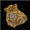 Image 1 : IROQUOIS BEADED PURSE GREASY GREEN