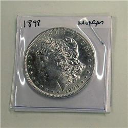 UNCIRCULATED 1898 US MORGAN DOLLAR