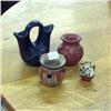 Image 1 : MINIATURE SOUTHWEST POTTERY WEDDING JARS & MISC.