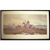 Image 1 : OFFSET LITHOGRAPH: Ace Powell  MT. Titled ''Moving Camp''