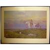 Image 1 : OFFSET LITHOGRAPH: Ace Powell MT. Titled ''Blood on the Sun''