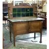 Image 1 : CIRCA 1910 ARTS AND CRAFTS OAK WASHSTAND