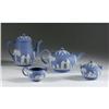 Image 1 : FOUR PIECES BLUE JASPERWARE WEDGWOOD
