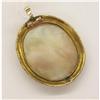 Image 2 : CARVED SHELL CAMEO IN A GOLD FRAME