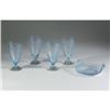 Image 1 : FOSTORIA AZURE BLUE VERSAILLES GLASSWARE