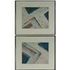 Image 1 : PAIR OF MONOPRINTS JONDE NORTHCUTT ''WAKING DREAMS''
