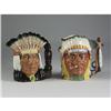 Image 1 : TWO ROYAL DOULTON PORCELAIN CHARACTER JUGS SIGNED