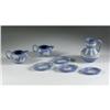 Image 1 : SEVEN PIECES BLUE WEDGWOOD JASPERWARE