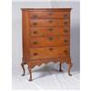 Image 1 : LATE 19TH CENTURY AMERICAN MAPLE CHEST ON STAND