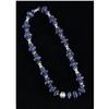 Image 1 : CARVED SAPPHIRE BEAD 741CTW & DIAMOND NECKLACE
