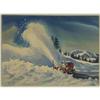 Image 2 : WATERCOLOR RUDOLPH BUNDAS ''SNOW PLOW,STEVENS PASS''