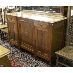 CIRCA 1920-30 FRENCH LOUIS XVI OAK SIDEBOARD