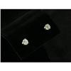Image 1 : DIAMOND STUD EARRINGS IN 14K WHITE GOLD
