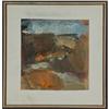 Image 1 : OIL EUGENE PIZZUTO ABSTRACT COMPOSITION