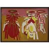 Image 1 : TEMPERA MARGARET PETERSON TREE FIGURES OF SIENNA