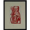 Image 2 : TWO WATERCOLORS MARGARET PETERSON ABSTRACT FIGURES