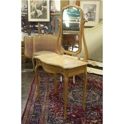 CIRCA 1900 BIRD'S EYE MAPLE VANITY