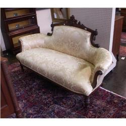 CIRCA 1870 AMERICAN RENAISSANCE WALNUT SOFA