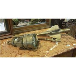 NAUTICAL BRASS TRIDENT SHIP-LOG AND SPINNER