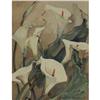 Image 1 : WATERCOLOR PAUL J. IMMEL CALLA LILIES