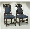 Image 1 : PAIR LATE 19TH CENTURY WILLIAM AND MARY CHAIRS