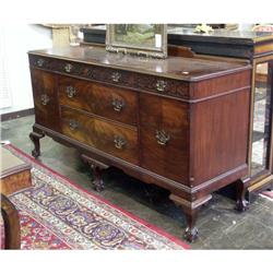 CHIPPENDALE STYLE MAHOGANY SIDEBOARD
